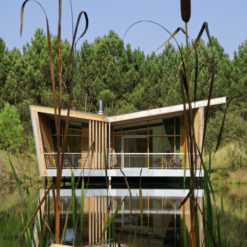 Les Echasses Modge Sur Pilotis