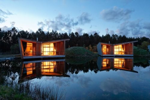 Eco Lodges Sur Pilotis Sur Un Lac