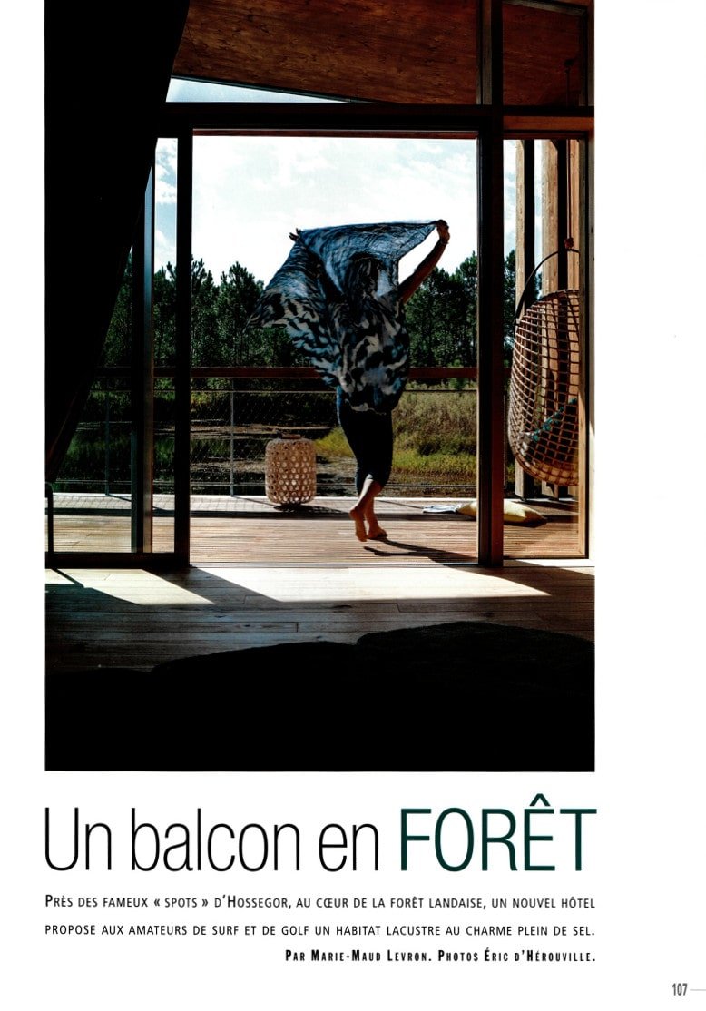 Côté Ouest Magazine Ecolodge Les Echasses 2