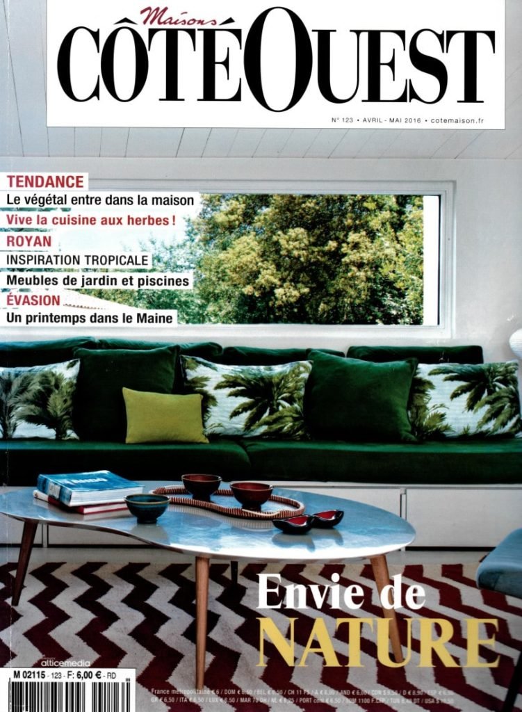 Côté Ouest Magazine Ecolodge Les Echasses Couv