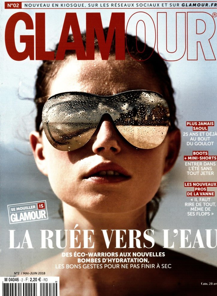 Glamour Magazine Ecolodge Les Echasses Couv